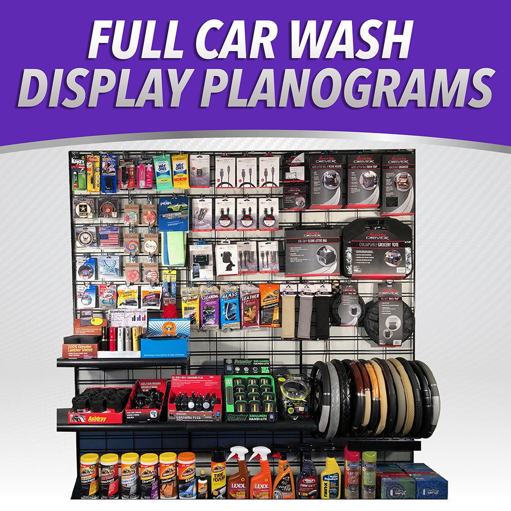 Full Car Wash Display Planograms