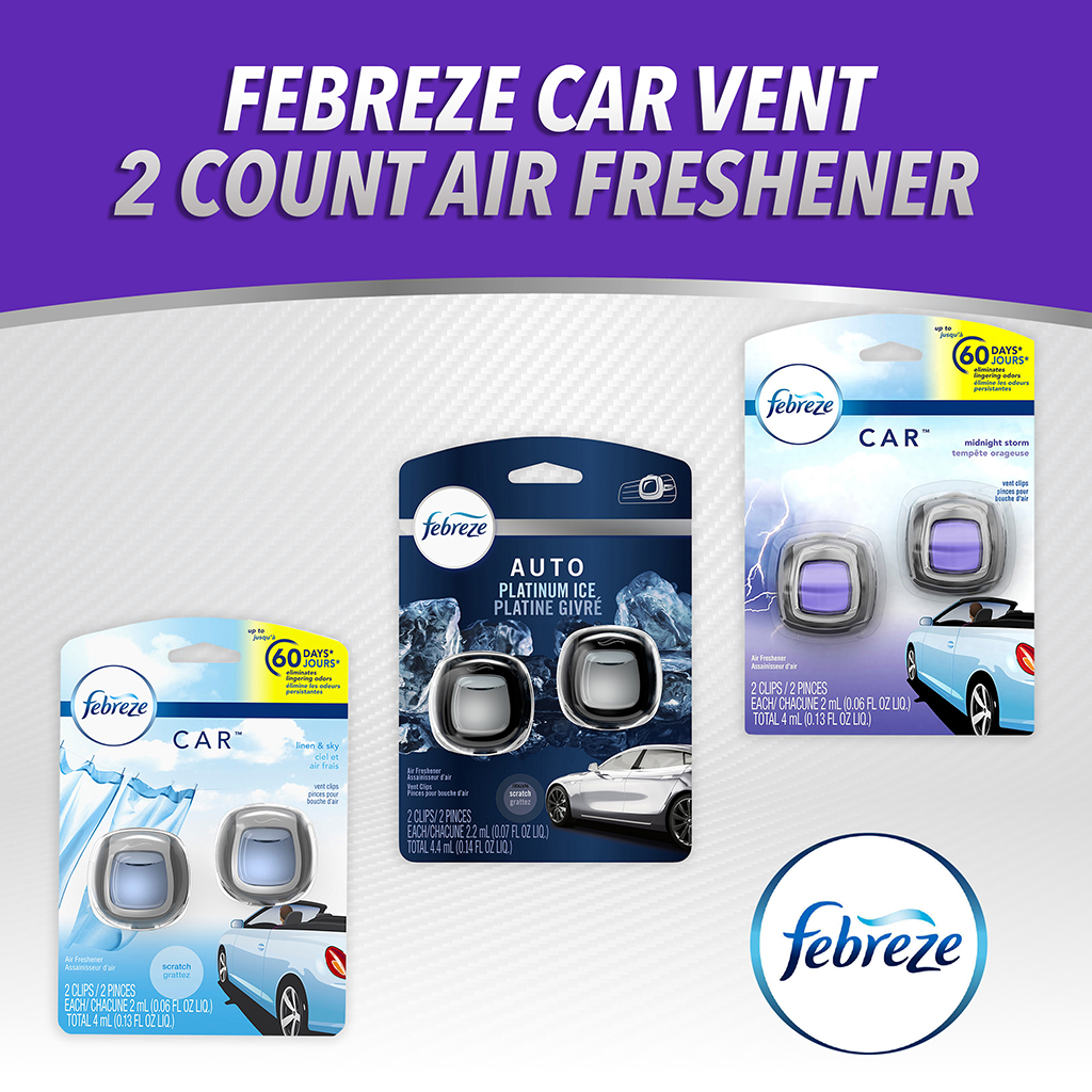 Febreze Car Vent 2 Count Air Freshener