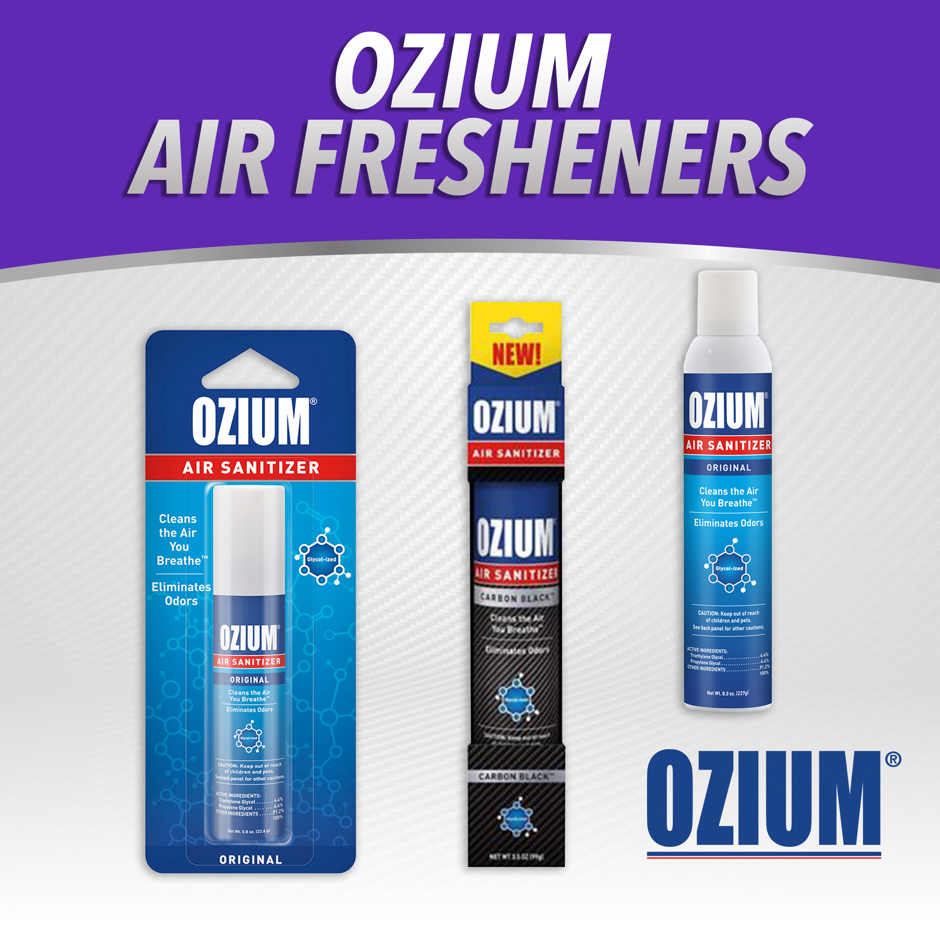 Ozium Air Sanitizers