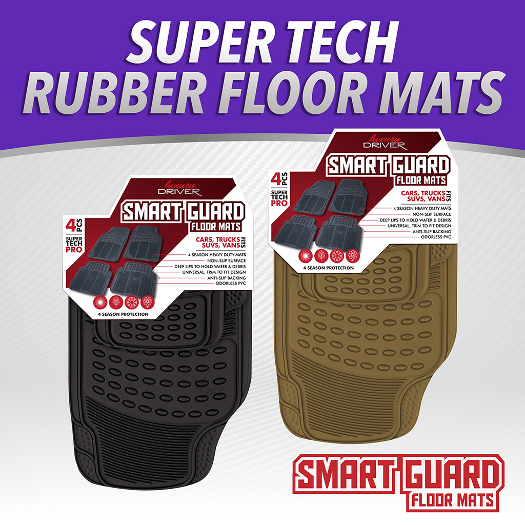 Super Tech Car Rubber Mat