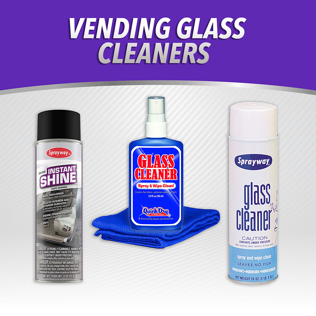 Vending Glass cleaners