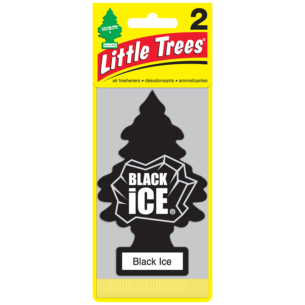 Little Tree Air Freshener 2 Pack - Black Ice