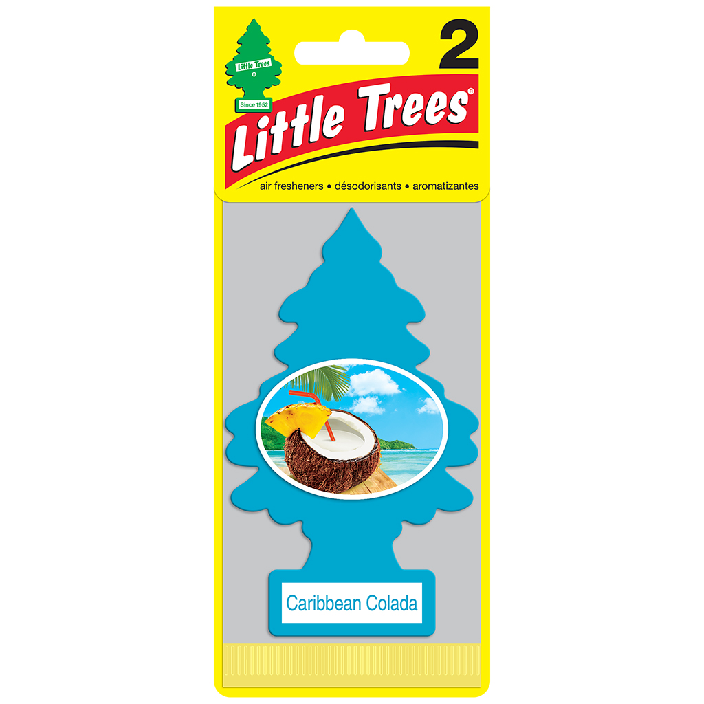 Little Tree Air Freshener 2 Pack - Caribbean Colada