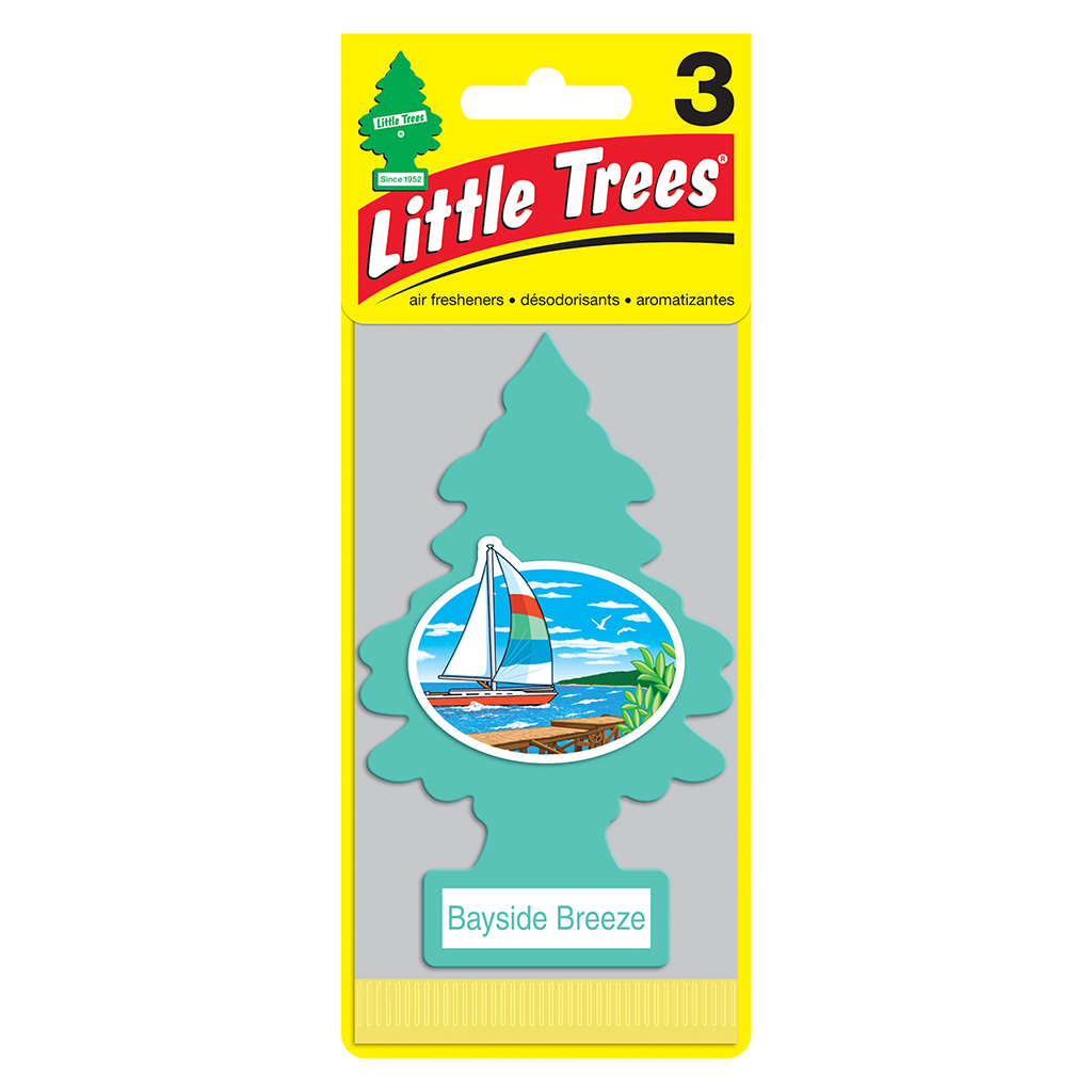 Little Tree Air Freshener 3 Pack - Bayside Breeze