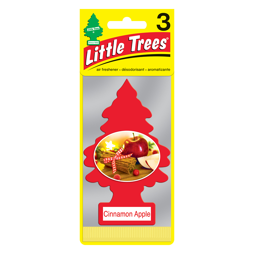 Little Tree Air Freshener 3 Pack - Cinnamon Apple