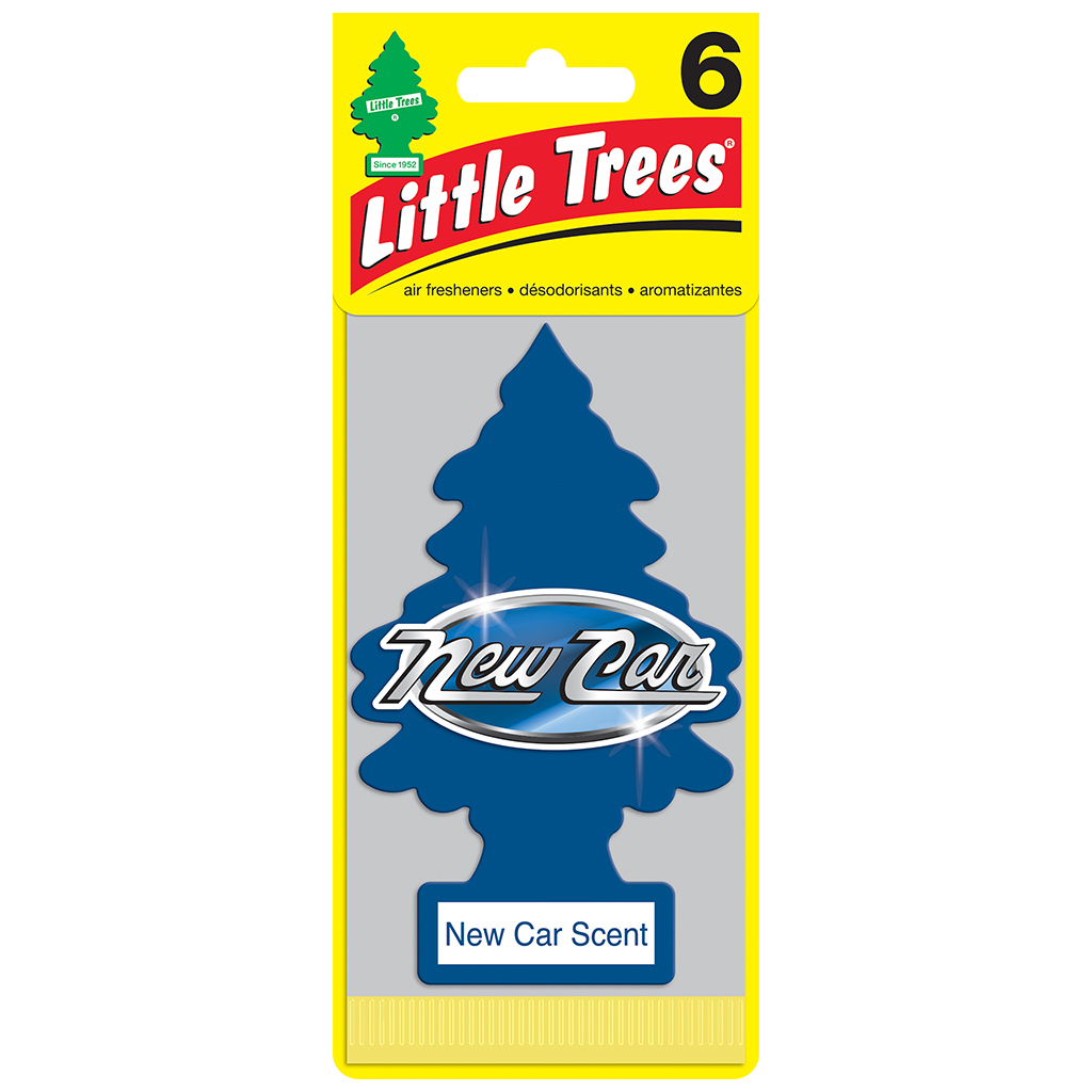 Little Tree Air Freshener 6 Pack - New Car