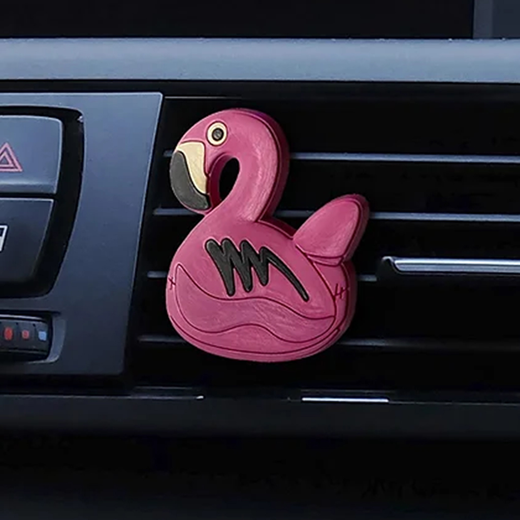 FRSH Flamingo Inflatable 3D Vent Clip - Cherry Soda