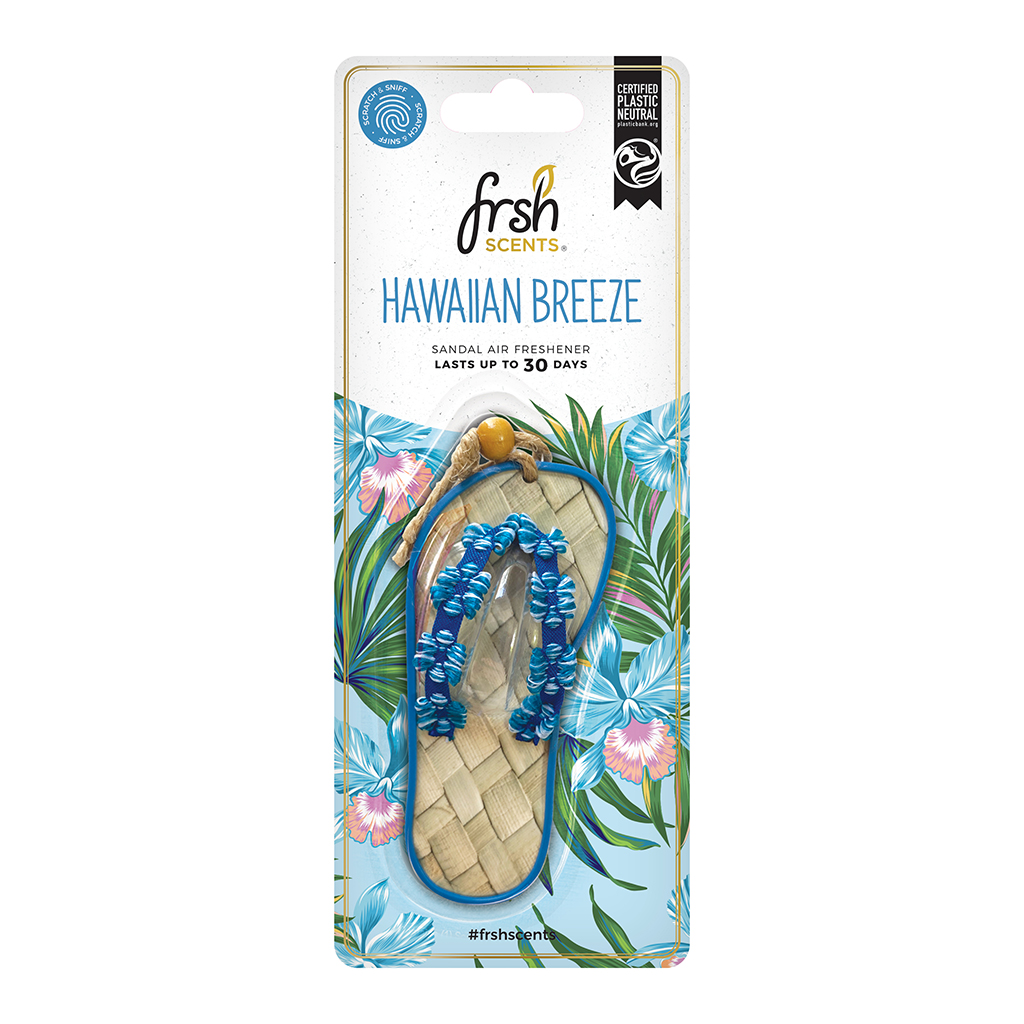 FRSH Sandal Hanging Air Freshener - Hawaiian Breeze