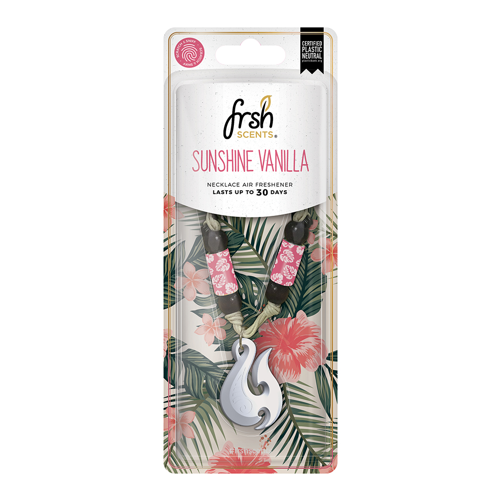 FRSH Fishhook Necklace Hanging Air Freshener - Sunshine Vanilla