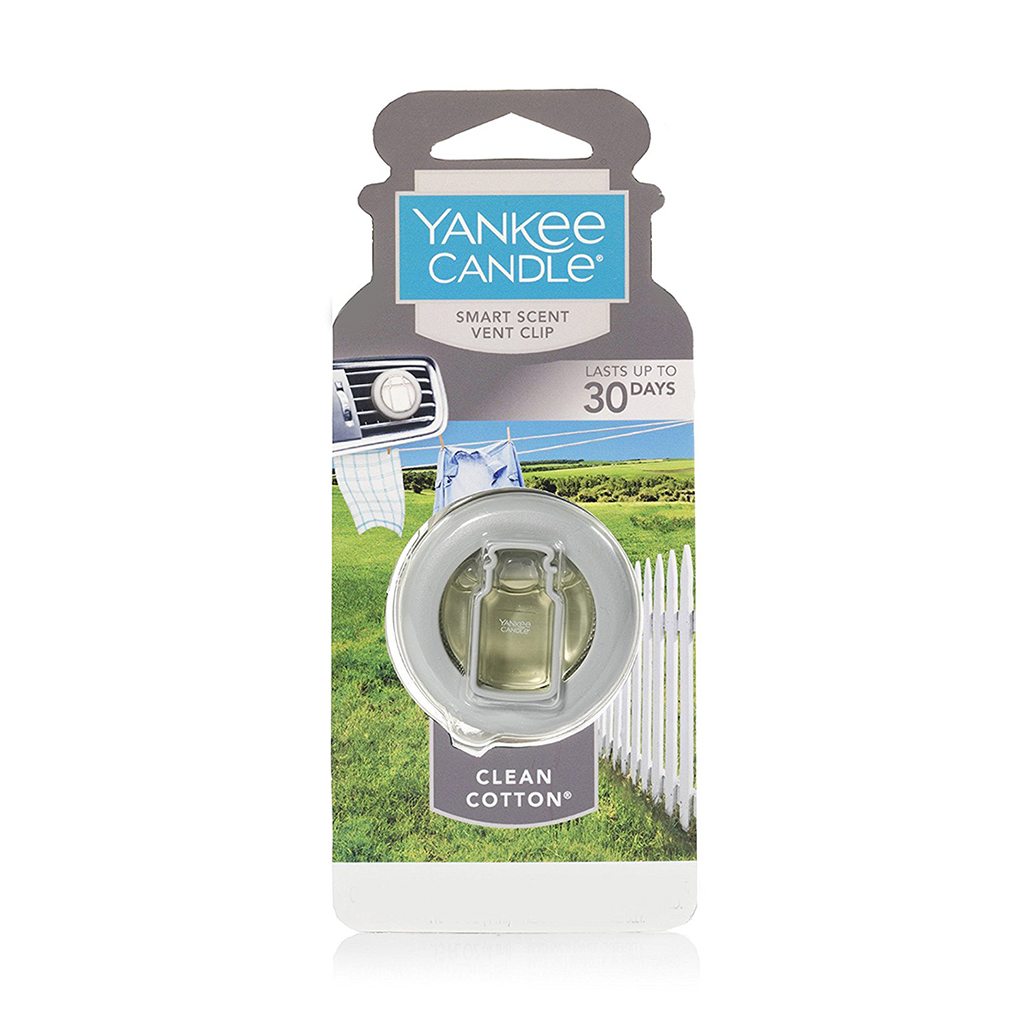 Yankee Candle Vent Clip Air Freshener - Clean Cotton