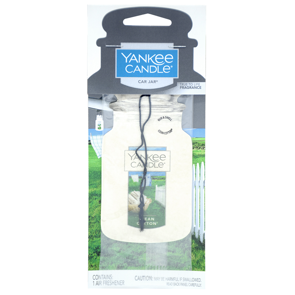 Yankee Candle Paper Jar Air Freshener - Clean Cotton
