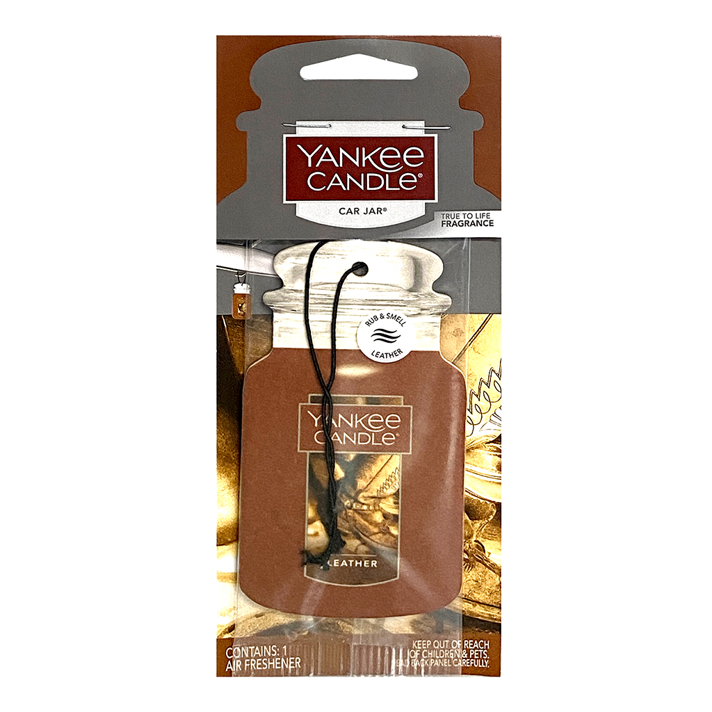Yankee Candle Paper Jar Air Freshener - Leather