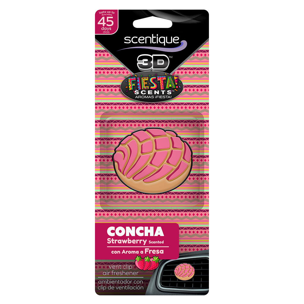 Scentique 3D Concha Air Freshener - Strawberry