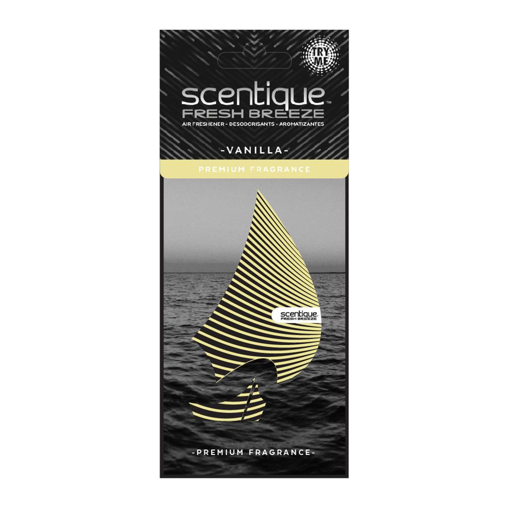 Scentique Fresh Breeze Paper Air Freshener 1 Pack - Vanilla