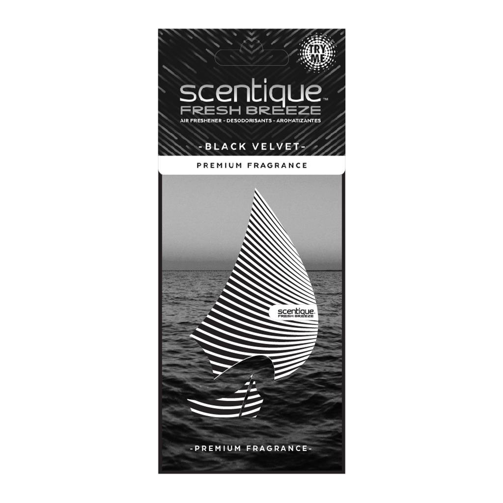 Scentique Fresh Breeze Paper Air Freshener 1 Pack - Black Velvet