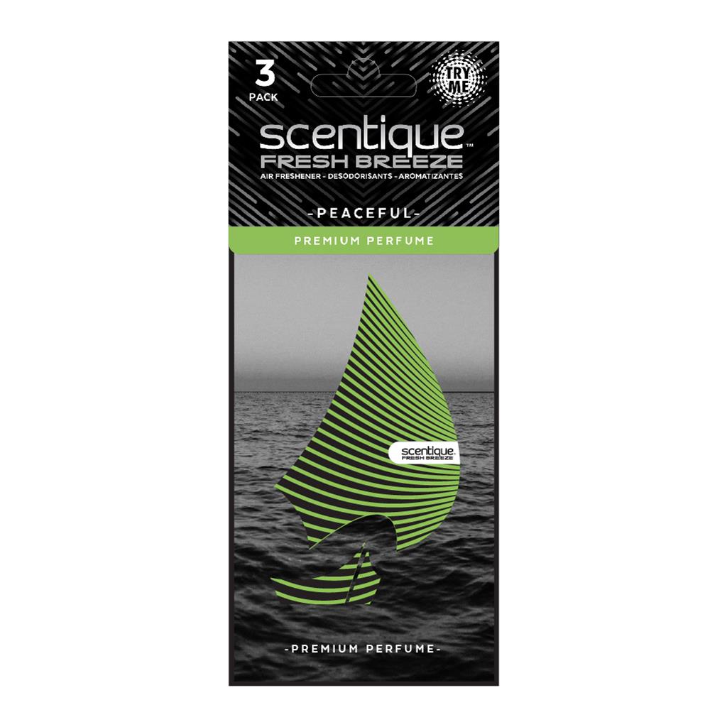 Scentique Fresh Breeze Life Paper Air Freshener 3 Pack - Peaceful