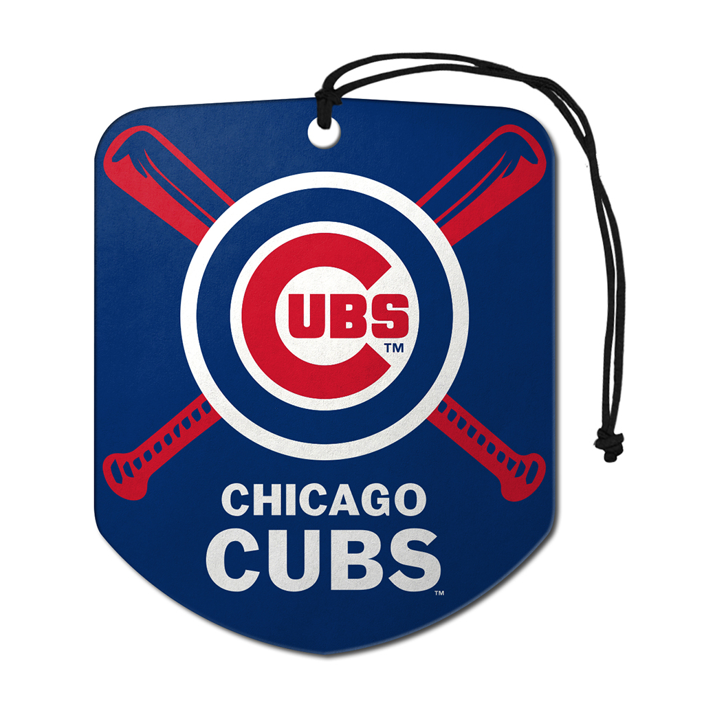 Sports Team Paper Air Freshener 2 Pack - Chicago Cubs