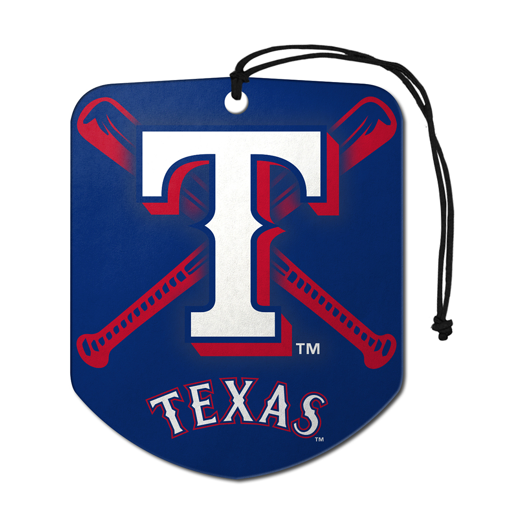 Sports Team Paper Air Freshener 2 Pack - Texas Rangers