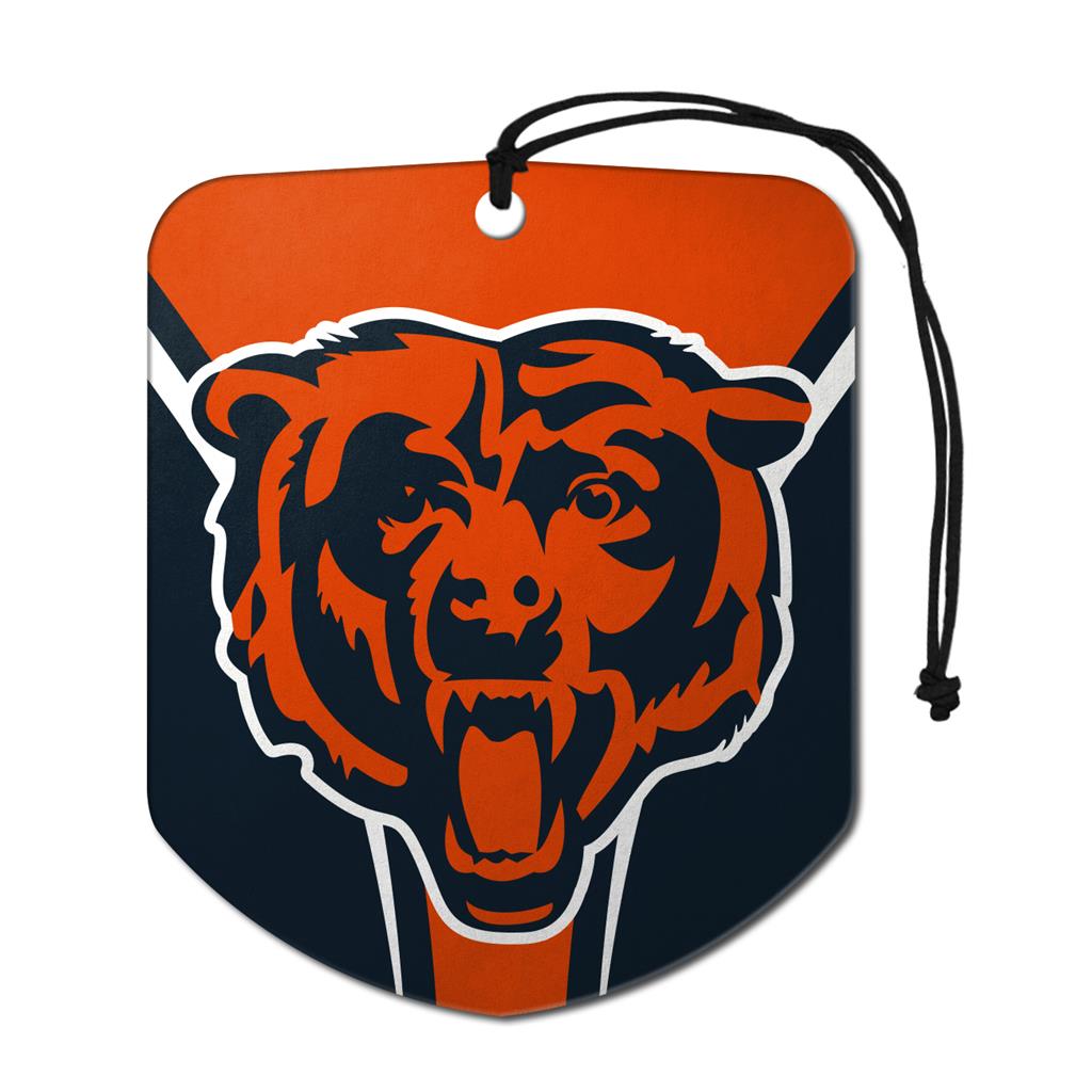 Sports Team Paper Air Freshener 2 Pack - Chicago Bears