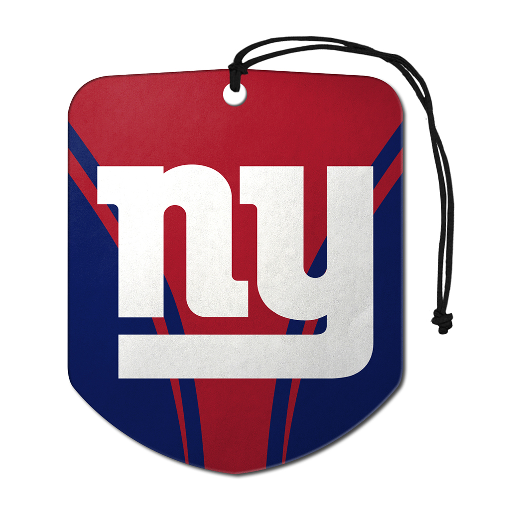 Sports Team Paper Air Freshener 2 Pack - New York Giants