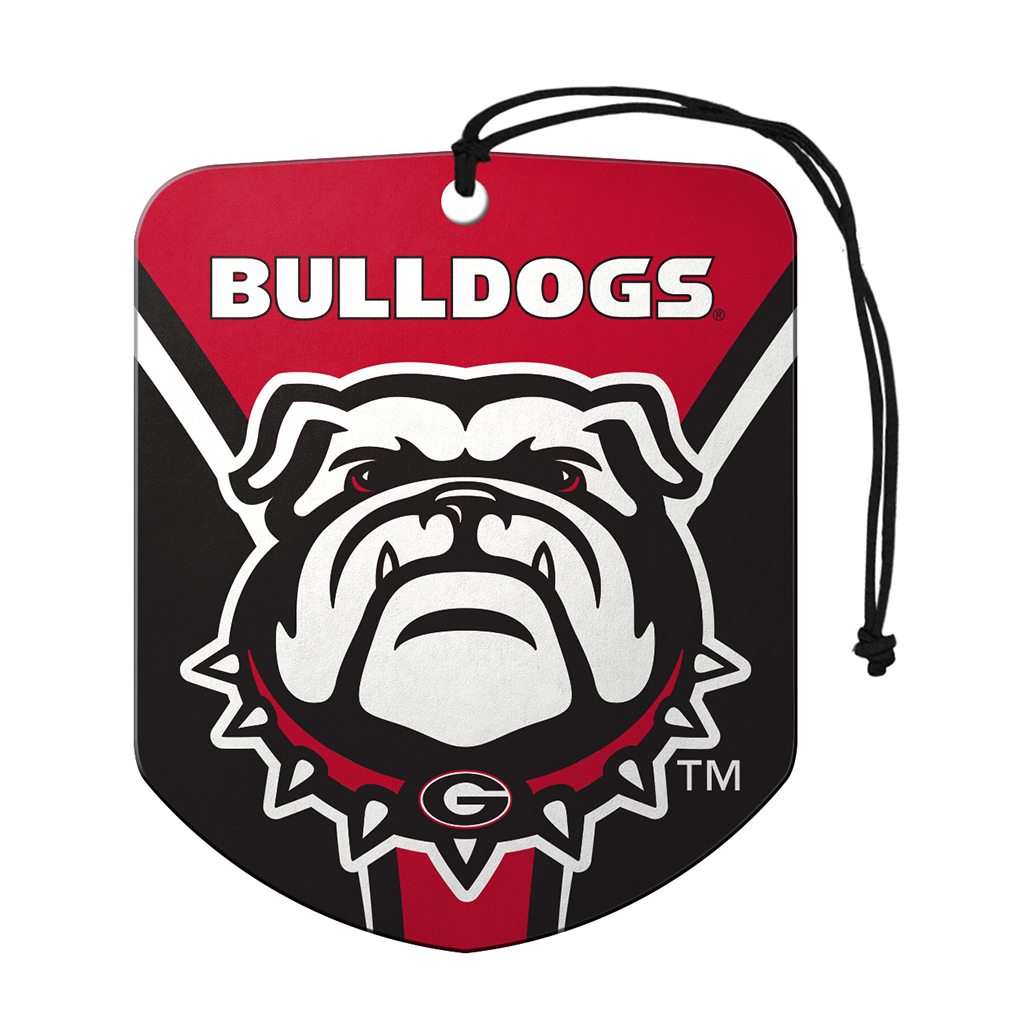 Sports Team Paper Air Freshener 2 Pack - Georgia Bulldogs