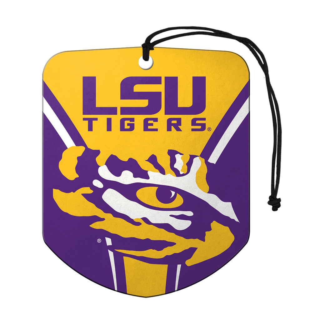 Sports Team Paper Air Freshener 2 Pack - LSU Tigers