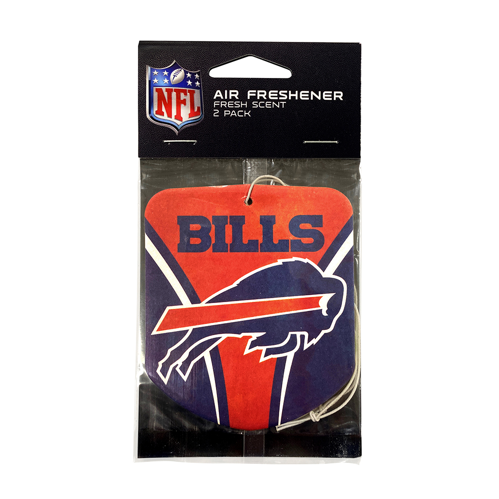 Sports Team Paper Air Freshener 2 Pack - Buffalo Bills