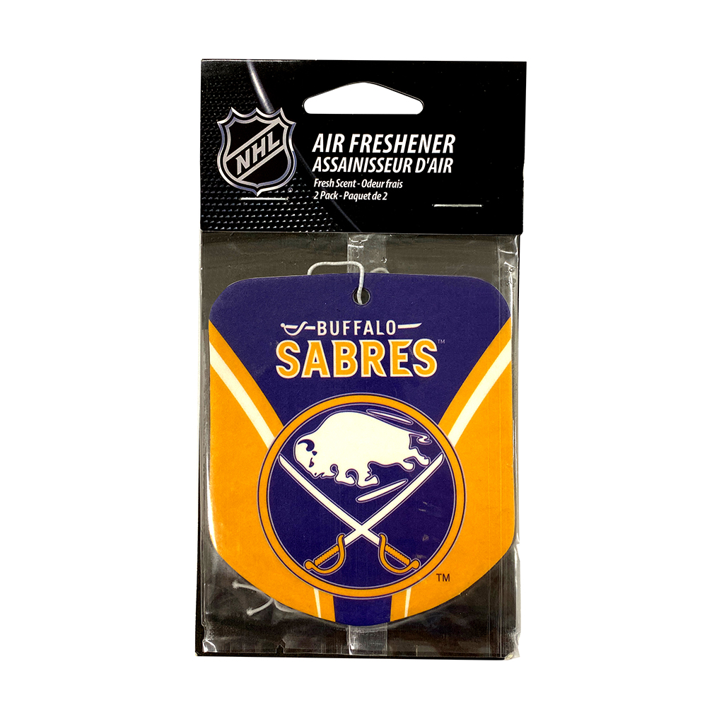 Sports Team Paper Air Freshener 2 Pack - Buffalo Sabres