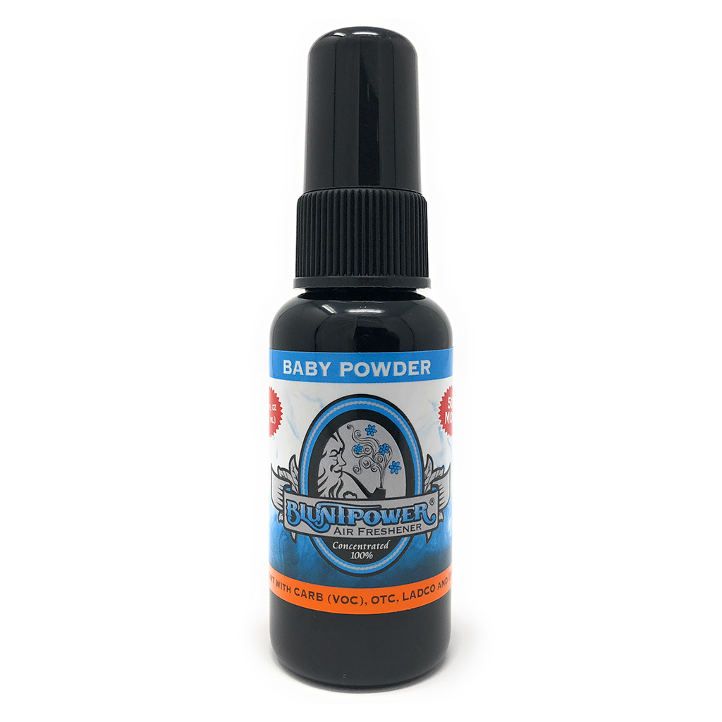 Bluntpower Baby Powder 1 Ounce Oil Base Concentrate Air Freshener