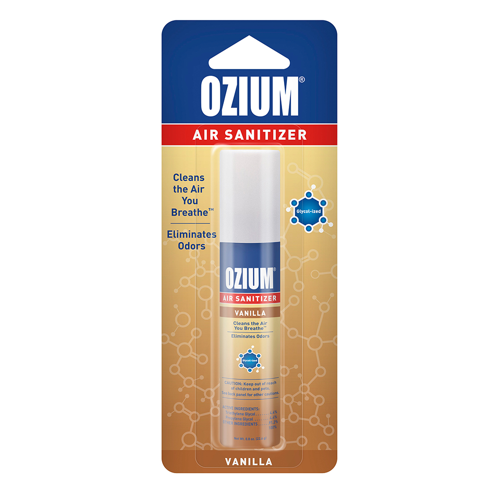 Ozium Air Sanitizer Spray 0.8 Ounce - Vanilla