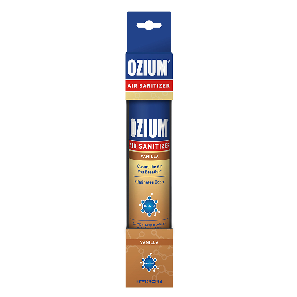 Ozium Air Sanitizer Spray 3.5 Ounce - Vanilla