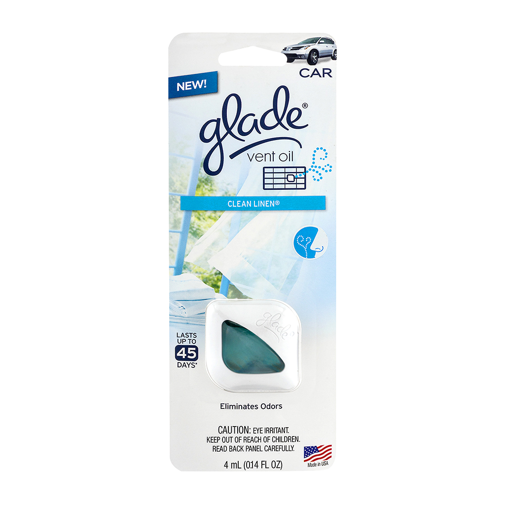 Glade Vent Oil Air Freshener - Clean Linen