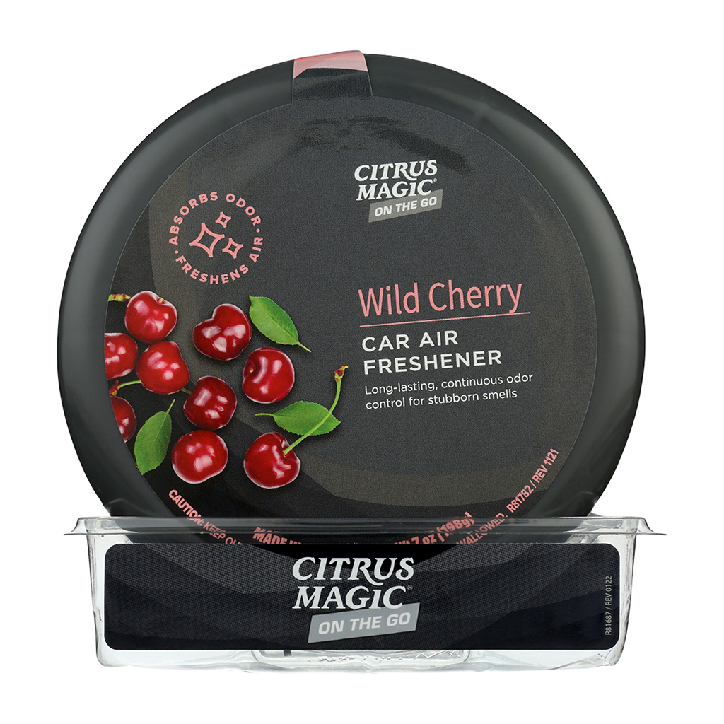 Citrus Magic Solid Air Freshener 8 Ounce 6 pc Display - Wild Cherry