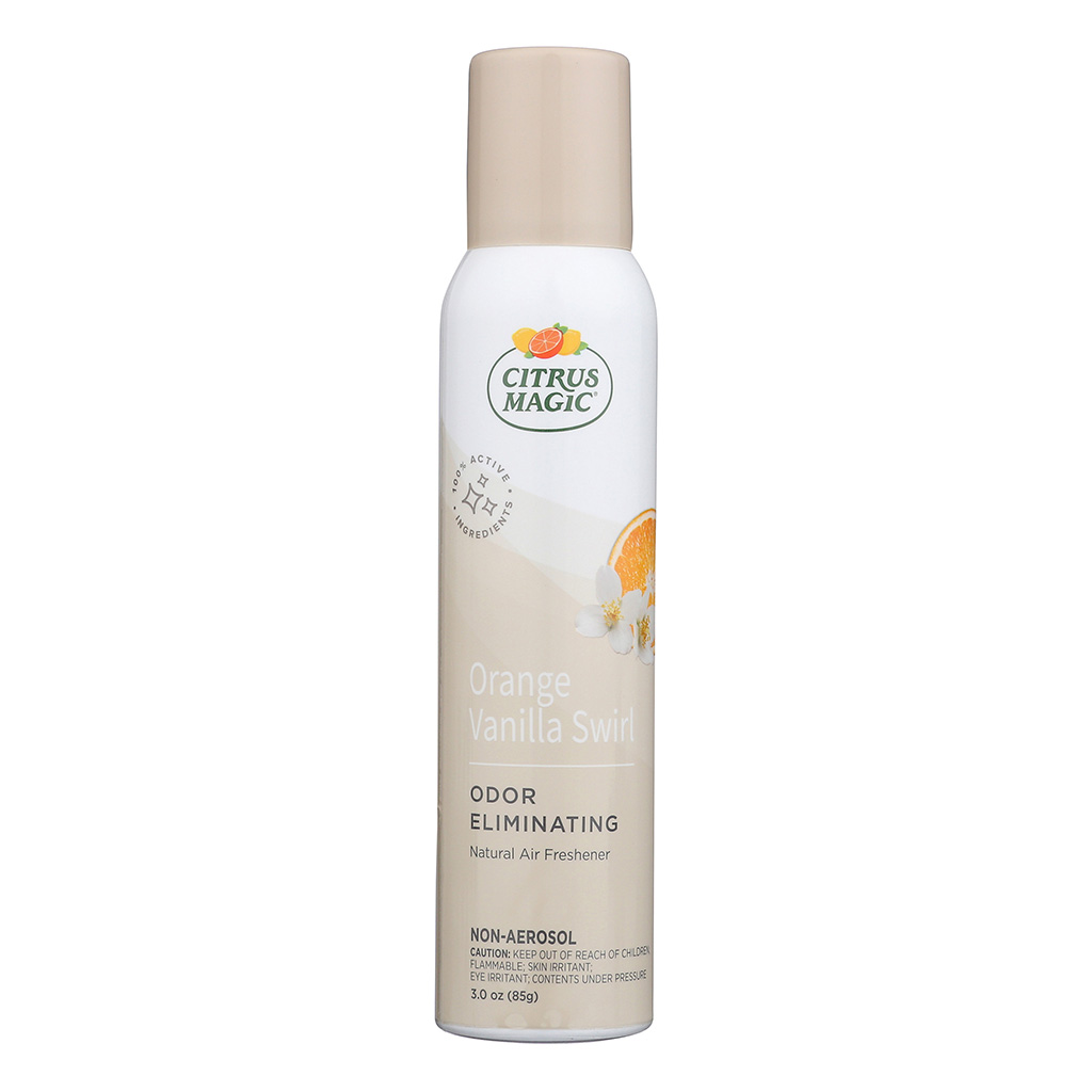 Citrus Magic Odor Eliminating Fragrance Spray 3 Ounce - Orange Vanilla Swirl