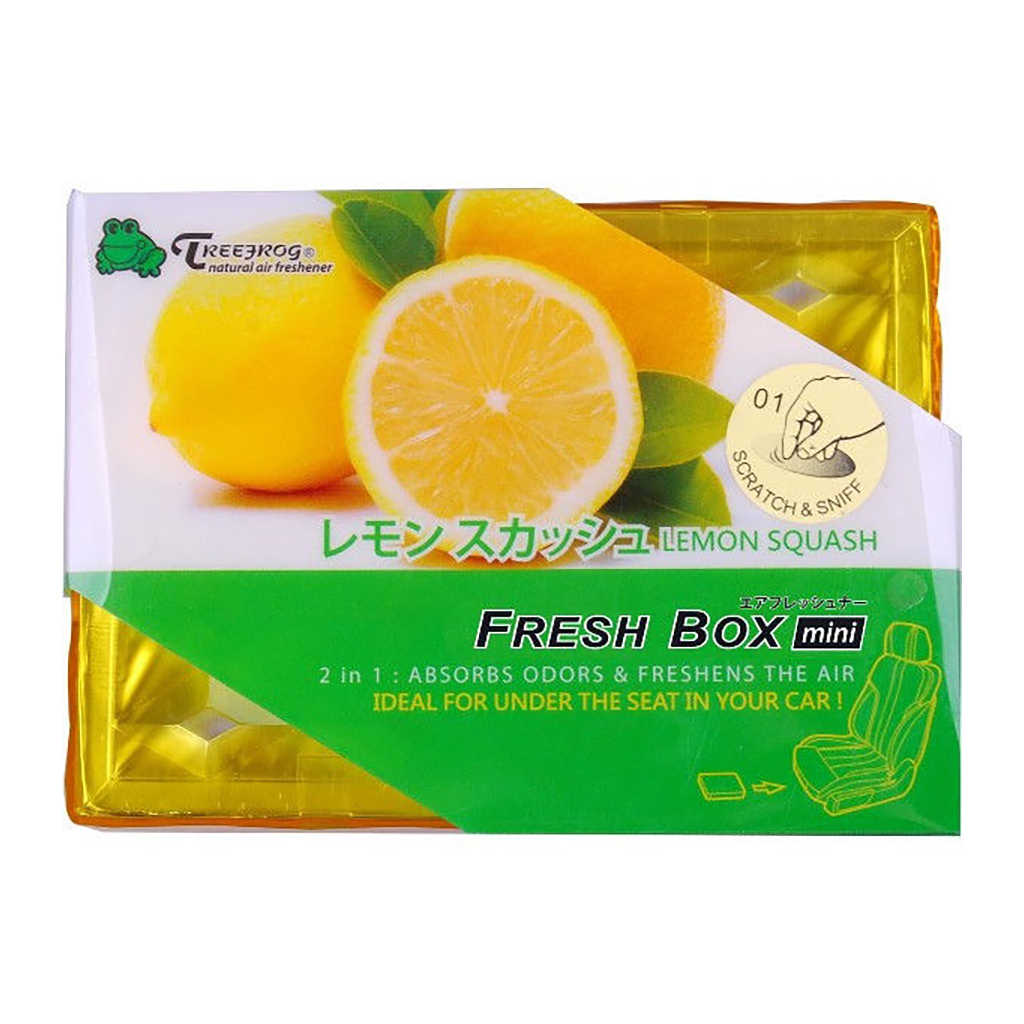 Treefrog Fresh Box Mini Air Freshener - Lemon Squash