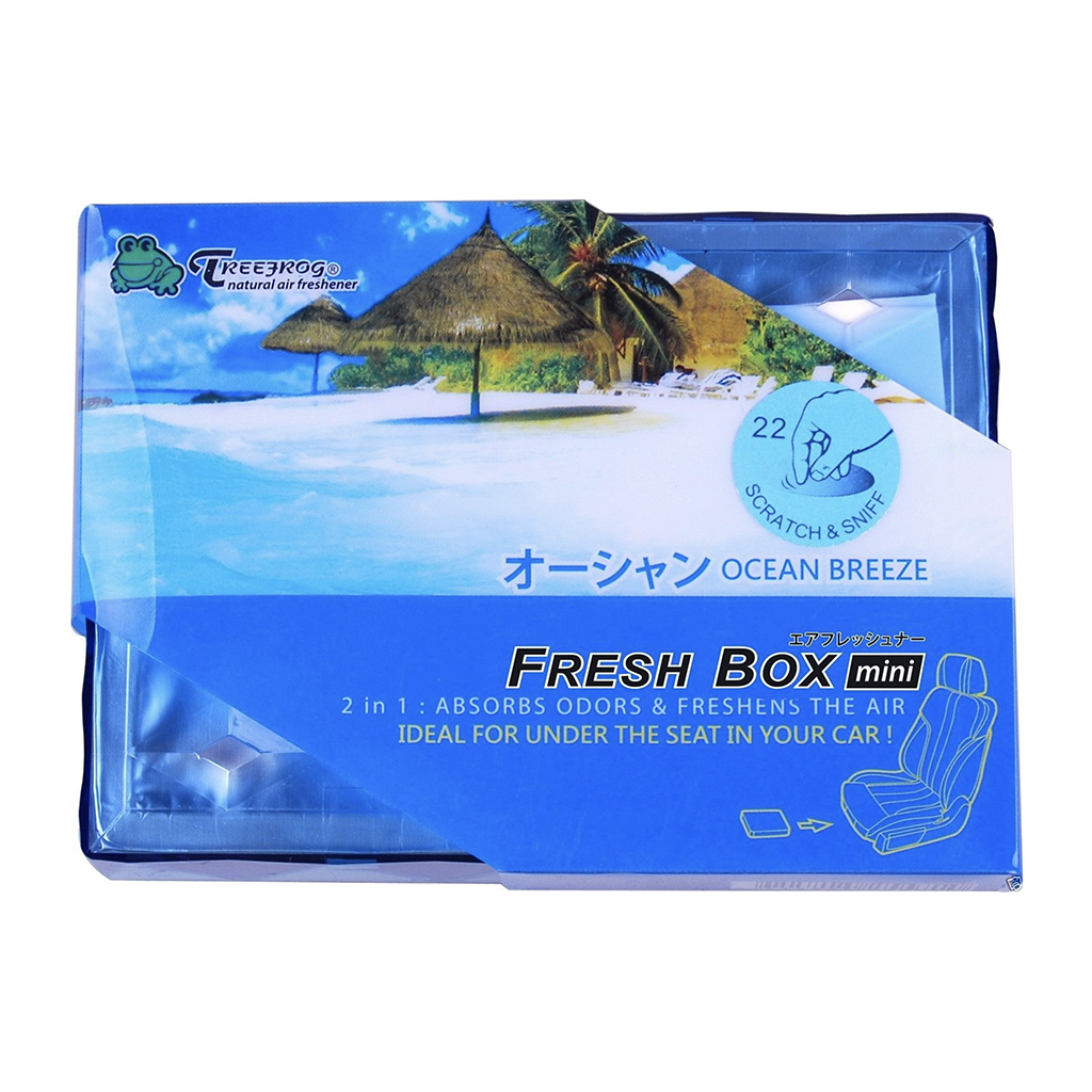 Treefrog Fresh Box Mini Air Freshener - Ocean Breeze