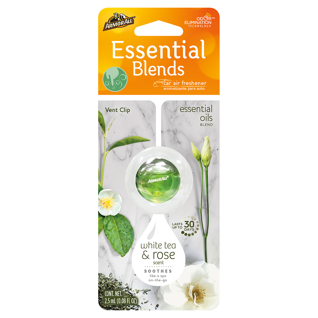 Armor All Essential Blends Air Freshener - White Tea Rose