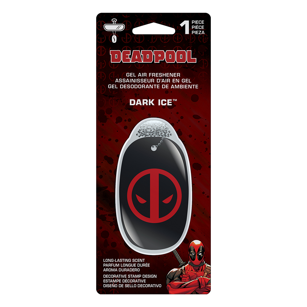 Marvel Deadpool Gel Air Freshener - Dark Ice