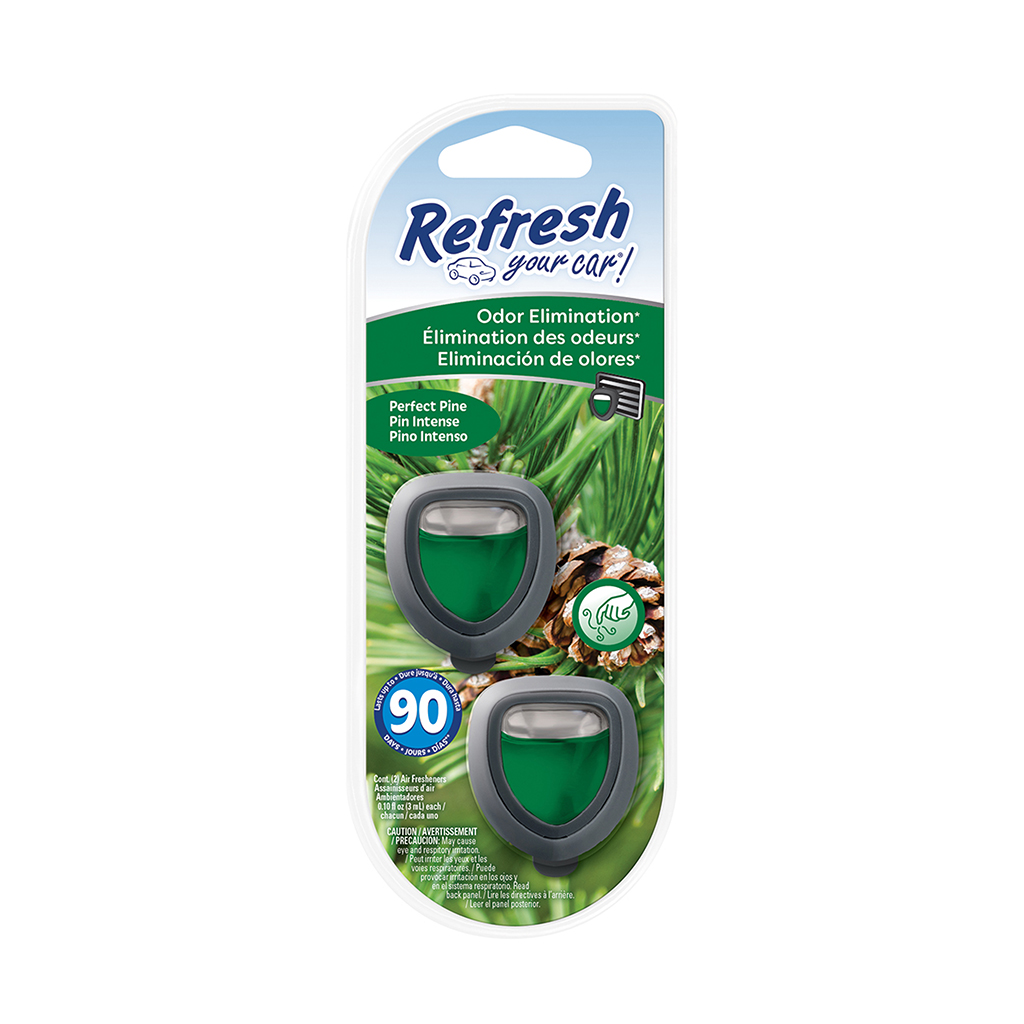 Refresh Mini Membrane Air Freshener 2 Pack - Perfect Pine