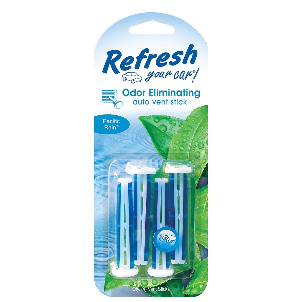 Refresh Auto Vent Stick Air Freshener - Pacific Rain
