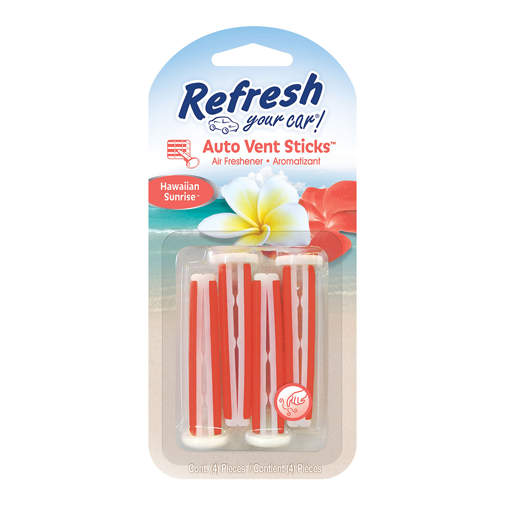 Refresh Auto Vent Stick Air Freshener - Hawaiian Sunrise