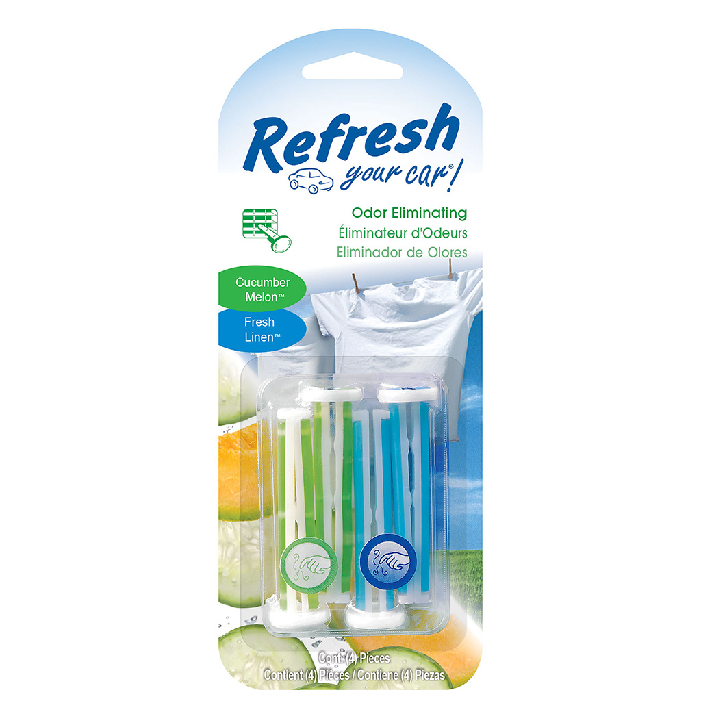 Refresh Dual Auto Vent Stick Air Freshener - Melon/Linen