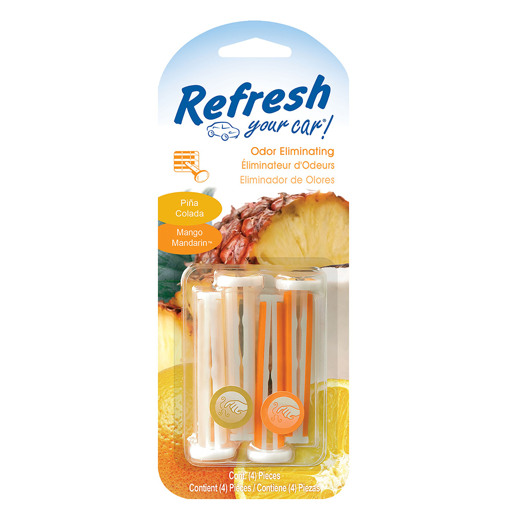 Refresh Dual Auto Vent Stick Air Freshener - Colada/Mango