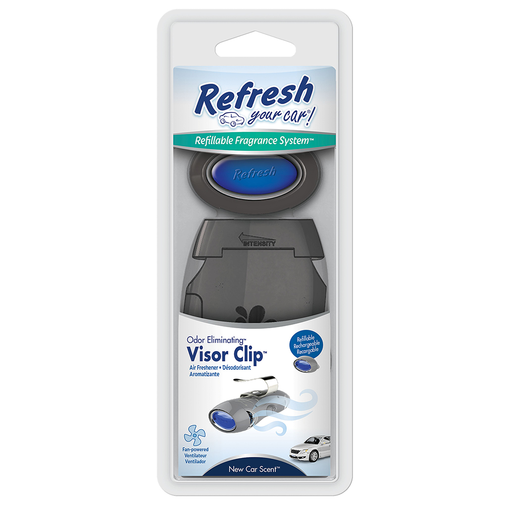 Modular Device Visor Clip Air Freshener - New Car