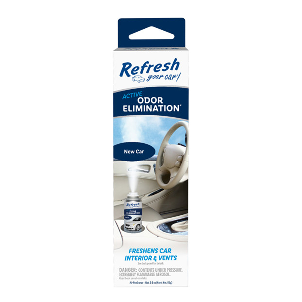 Refresh Odor Eliminator 3.0 Ounce Fogger Air Freshener - New Car