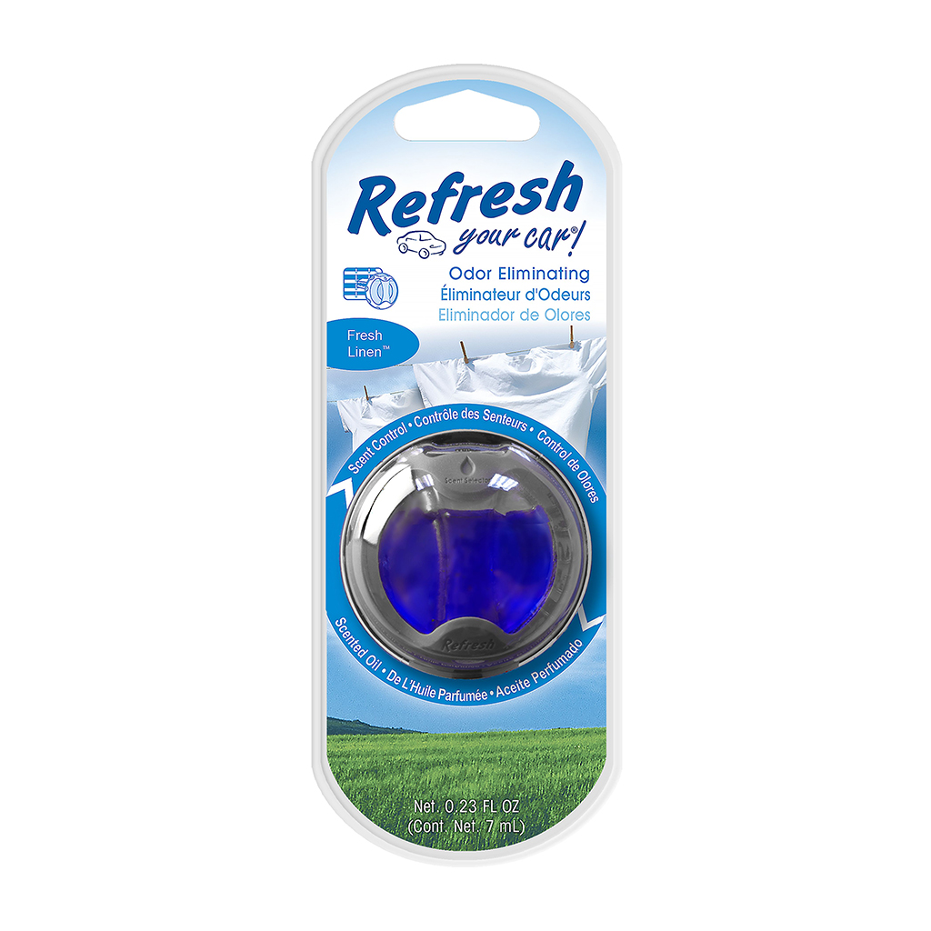 Refresh Scent Oil Diffuser Vent Air Freshener - Fresh Linen