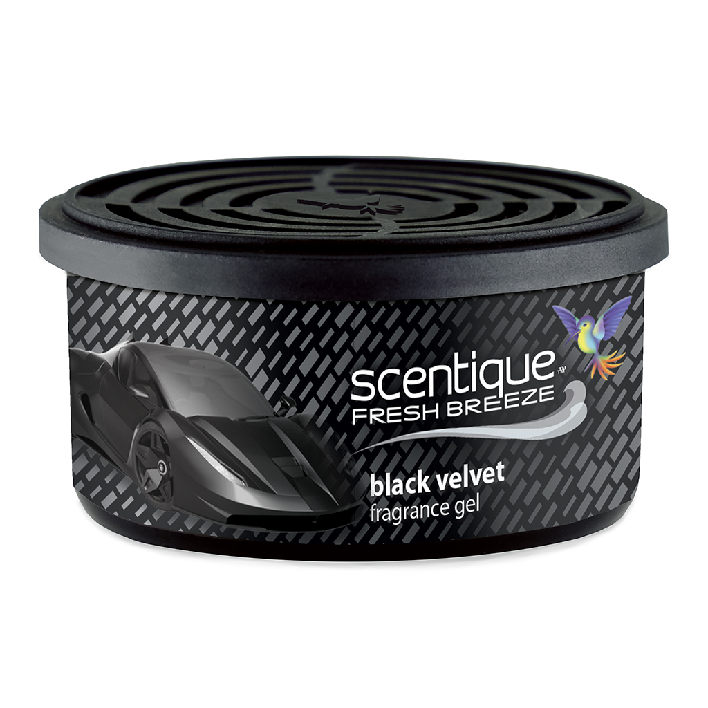 Scentique Natural Gel Can Air Freshener - Black Velvet