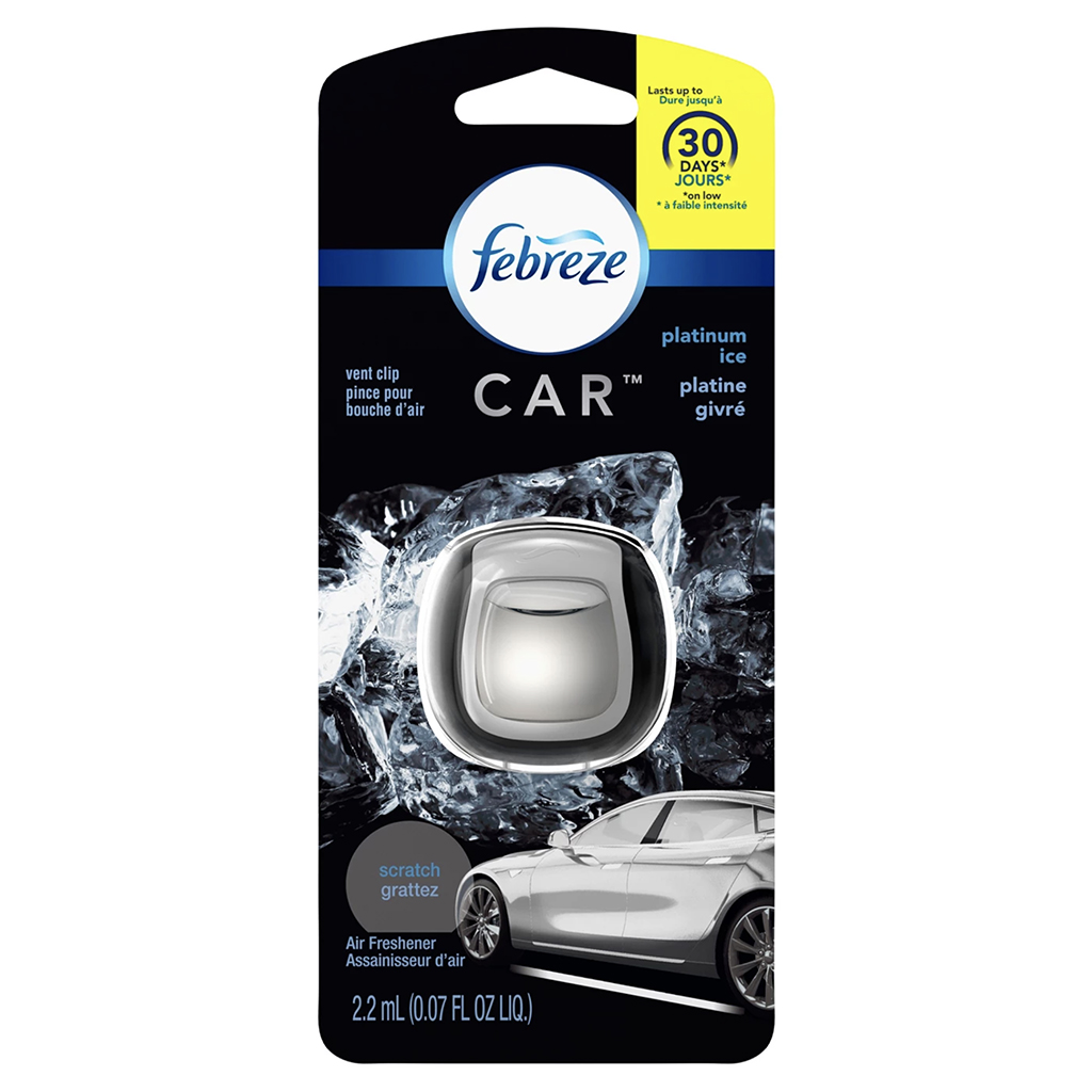 Febreze Car Vent Air Freshener - Platinum Ice