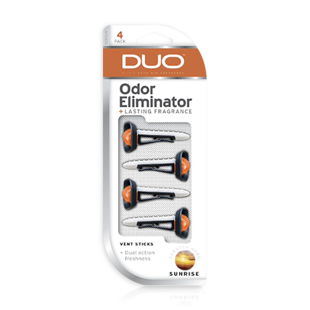 Duo Vent Stick Air Freshener 4 Pack - Sunrise