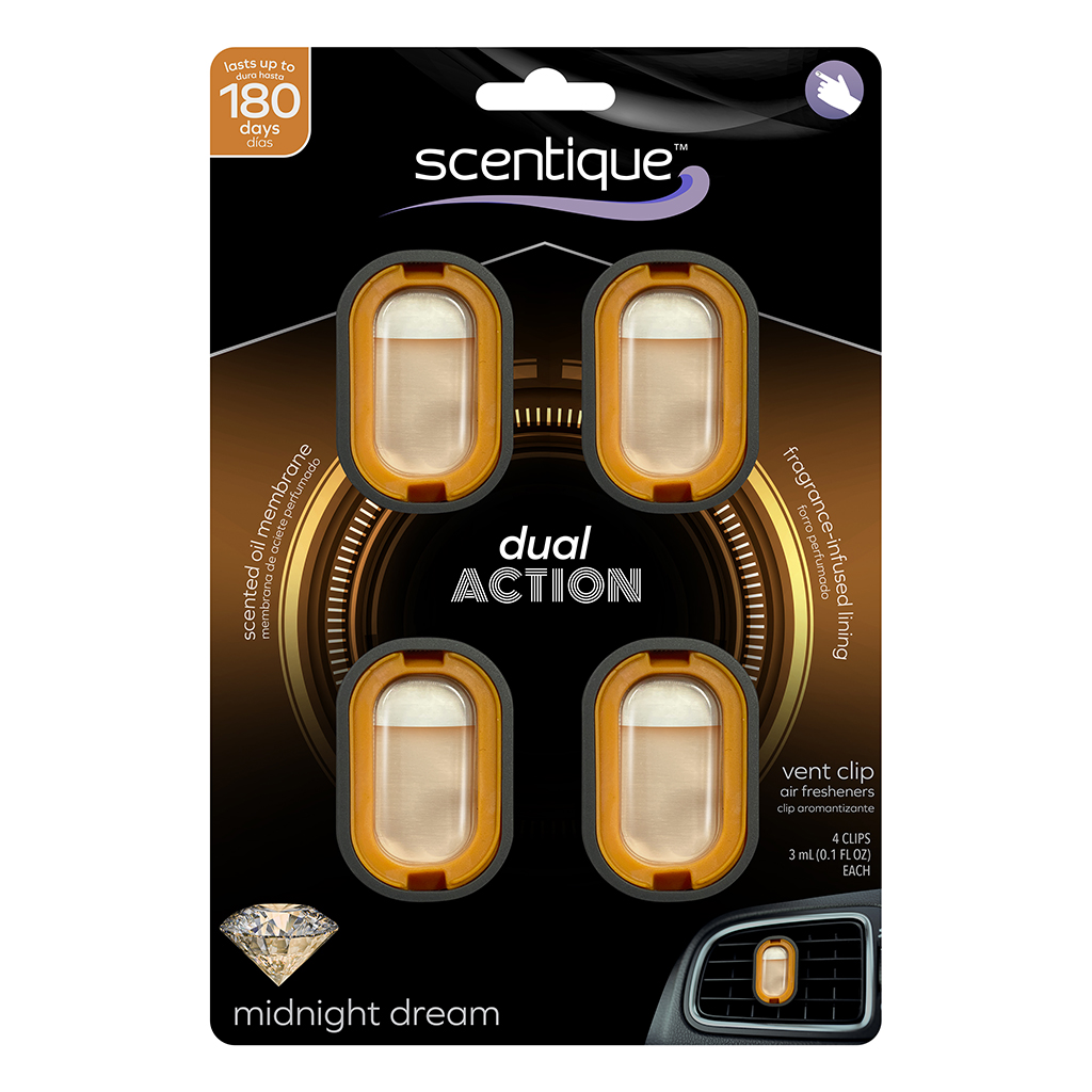 Scentique Vent Clip 4 Pack - Midnight Dream